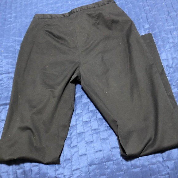 Liz Claiborne Studio Black Trousers -size 10- dressy with bell bottoms like new - Picture 3 of 9